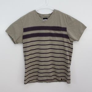 prAna Breyson T Shirt Short Sleeve V Neck Men's L